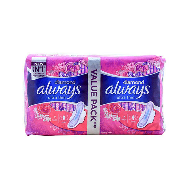 Always Diamond Value Pack 14 Pads